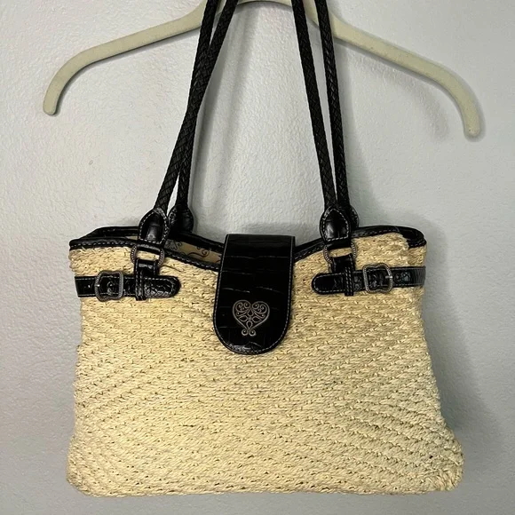 Brighton Bags Brighton Straw Heart Purse Poshmark